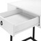 Monarch Specialties Computer Desk, Home Office, Laptop, Storage Drawers, 42"L, Work, Metal, Glossy White, Black I 7385 - alternate 3